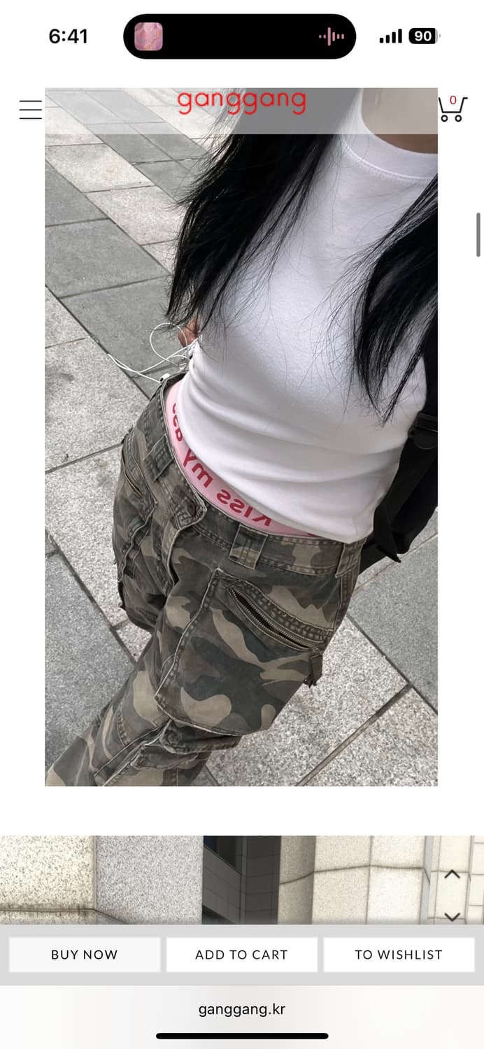 카모 카고 팬츠 판매 상품이미지4