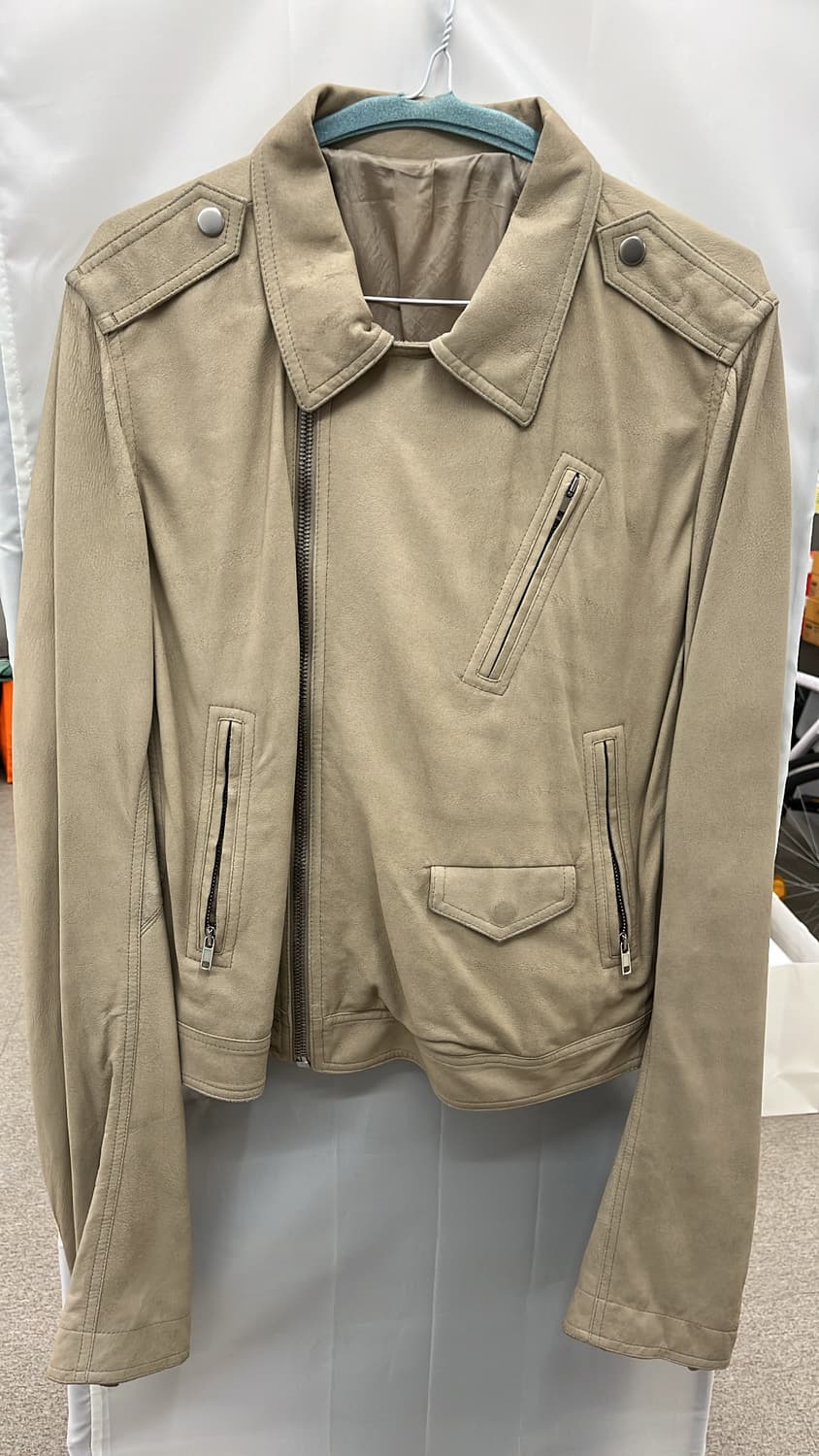 릭오웬스 디스트레스 레더 스쿠지 자켓 상품이미지2