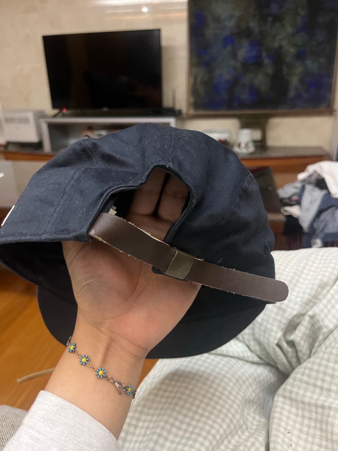 더블탭스 캡 네이비 상품이미지3