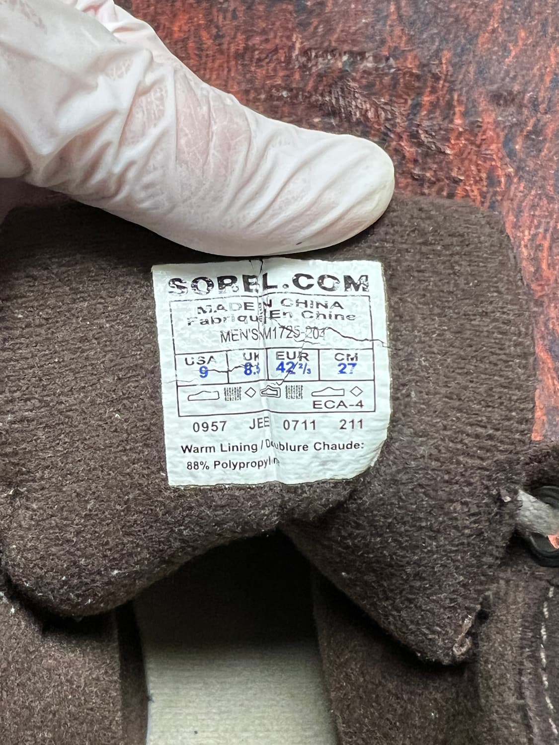 [270] Sorel 쏘렐 브라운 워터프루프 덕부츠 상품이미지9