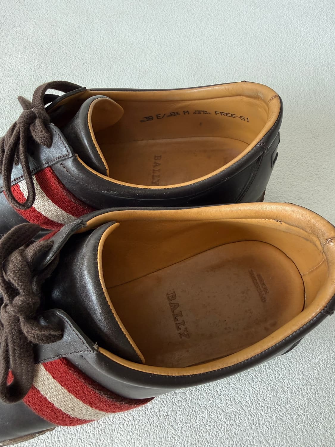 [EU39]발리(BALLY) 레더 스니커즈 상품이미지6