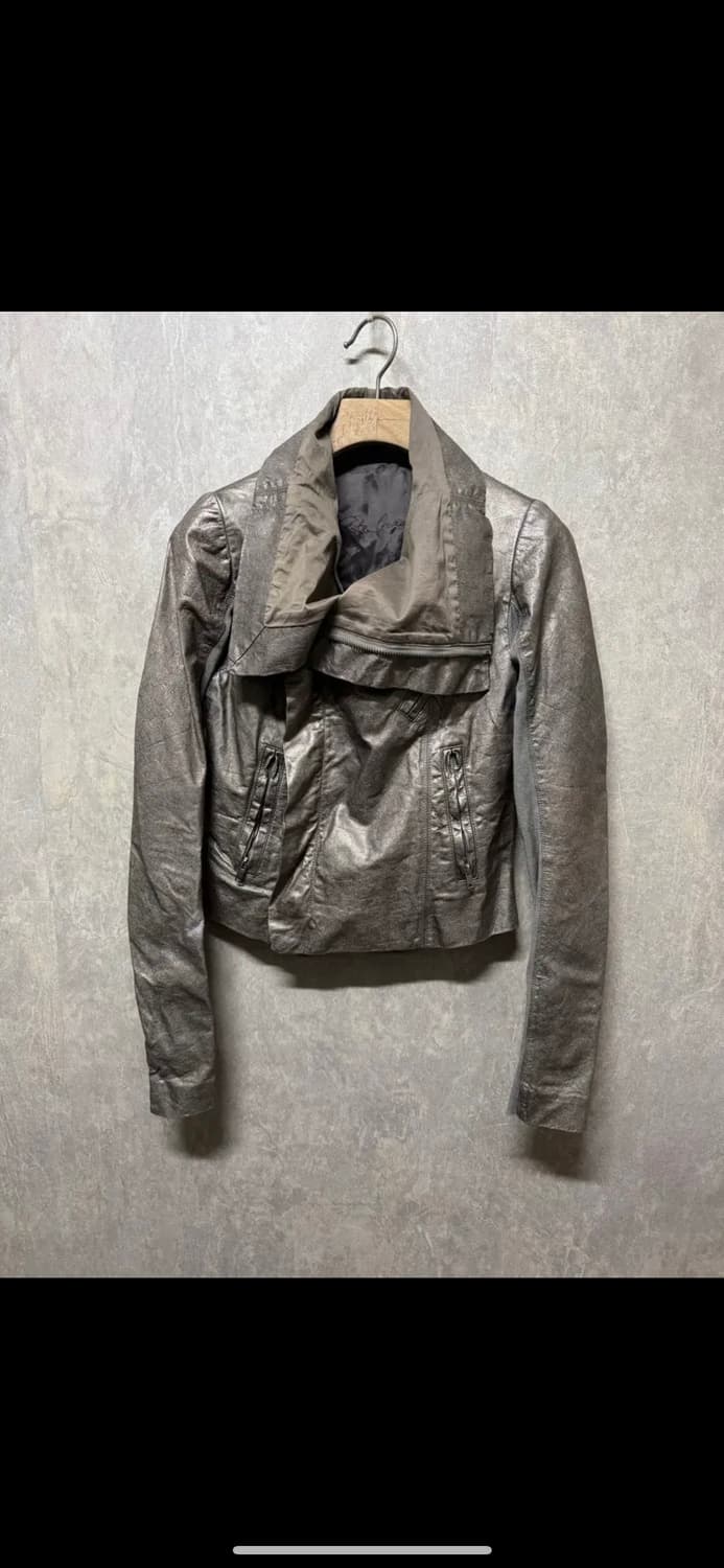 Rick owens 릭오웬스 나스카 골드 레더 자켓 상품이미지1