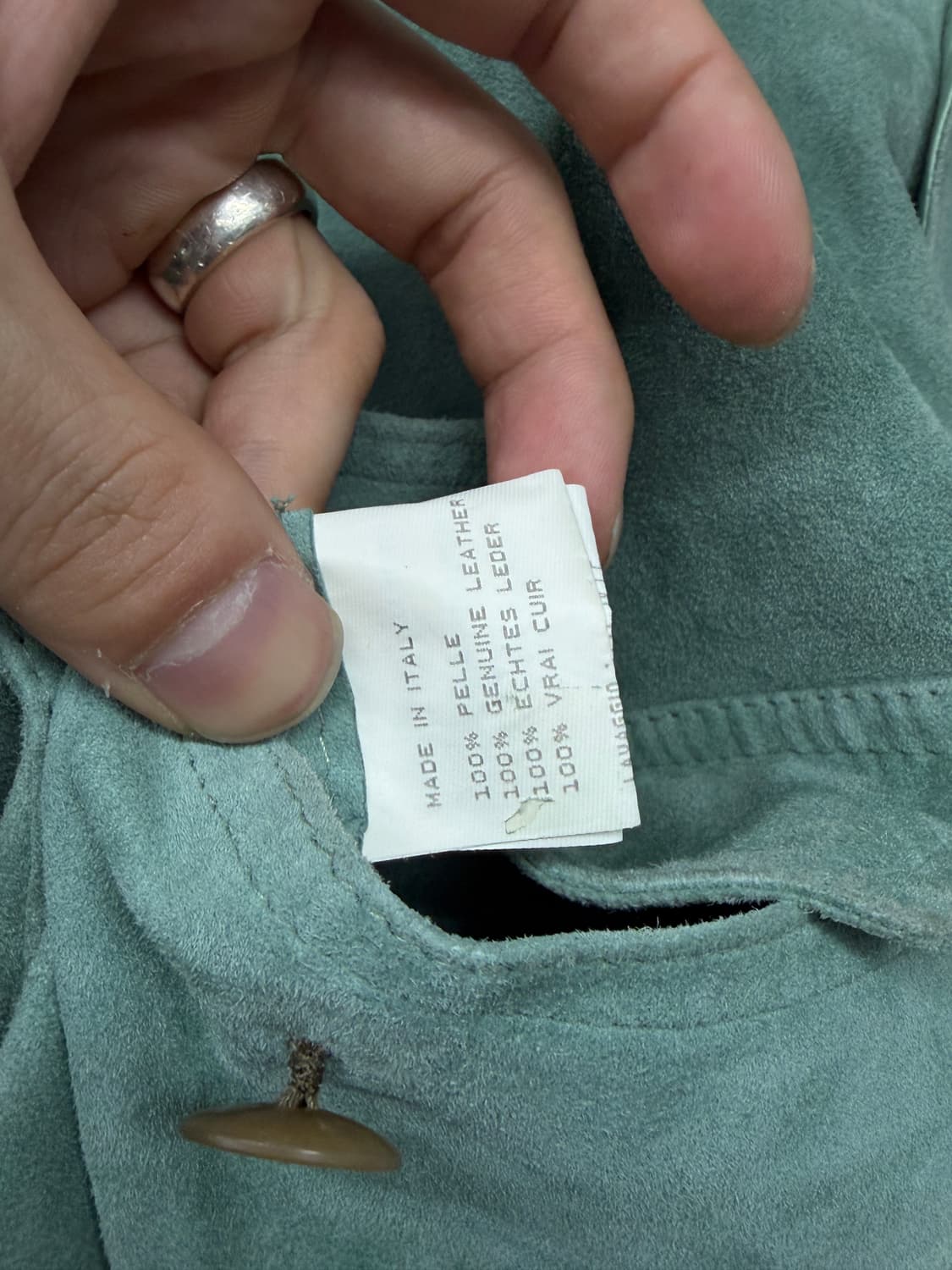 Remo mercalli  리버시블 레더 블루종  상품이미지5