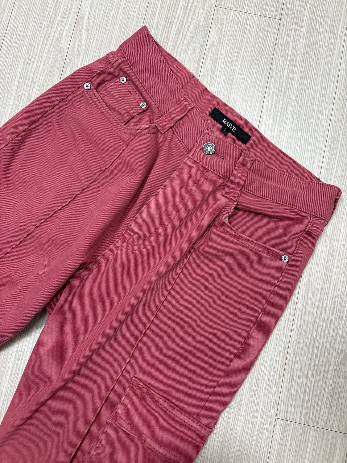 Raive 레이브 pink 카고 팬츠 2size 상품이미지1