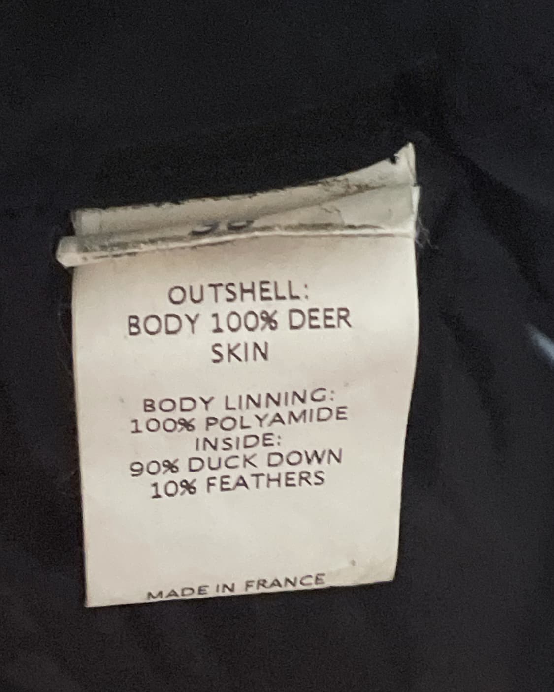 rare* 아이작 셀람 하이넥 스트럭쳐 디어스킨 패딩 베스트 상품이미지9