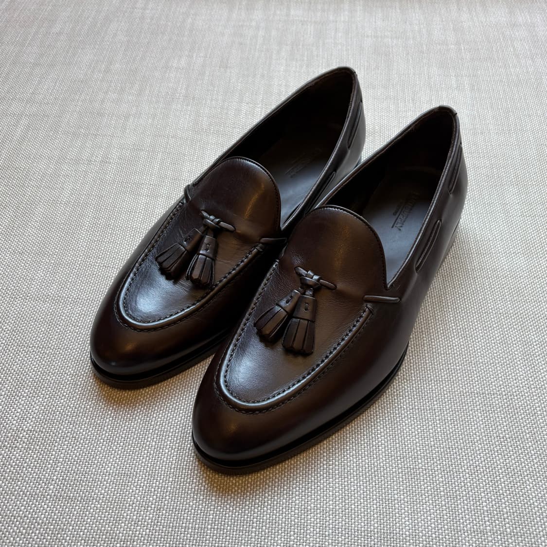 (EU41) Italy SUITSUPPLY 다크 브라운 태슬 로퍼 상품이미지1