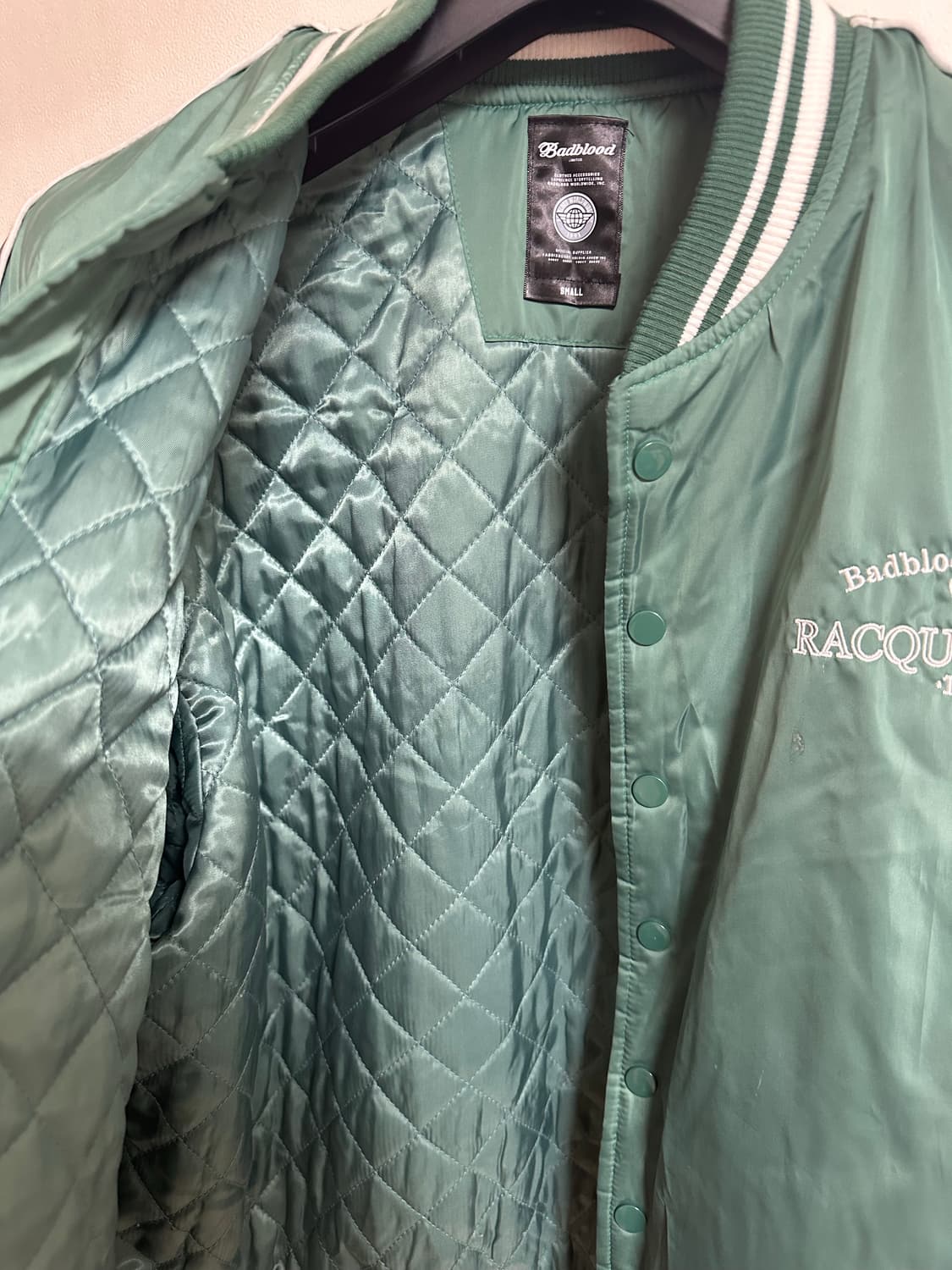 Badblood 라켓 클럽 바시티 자켓  상품이미지4