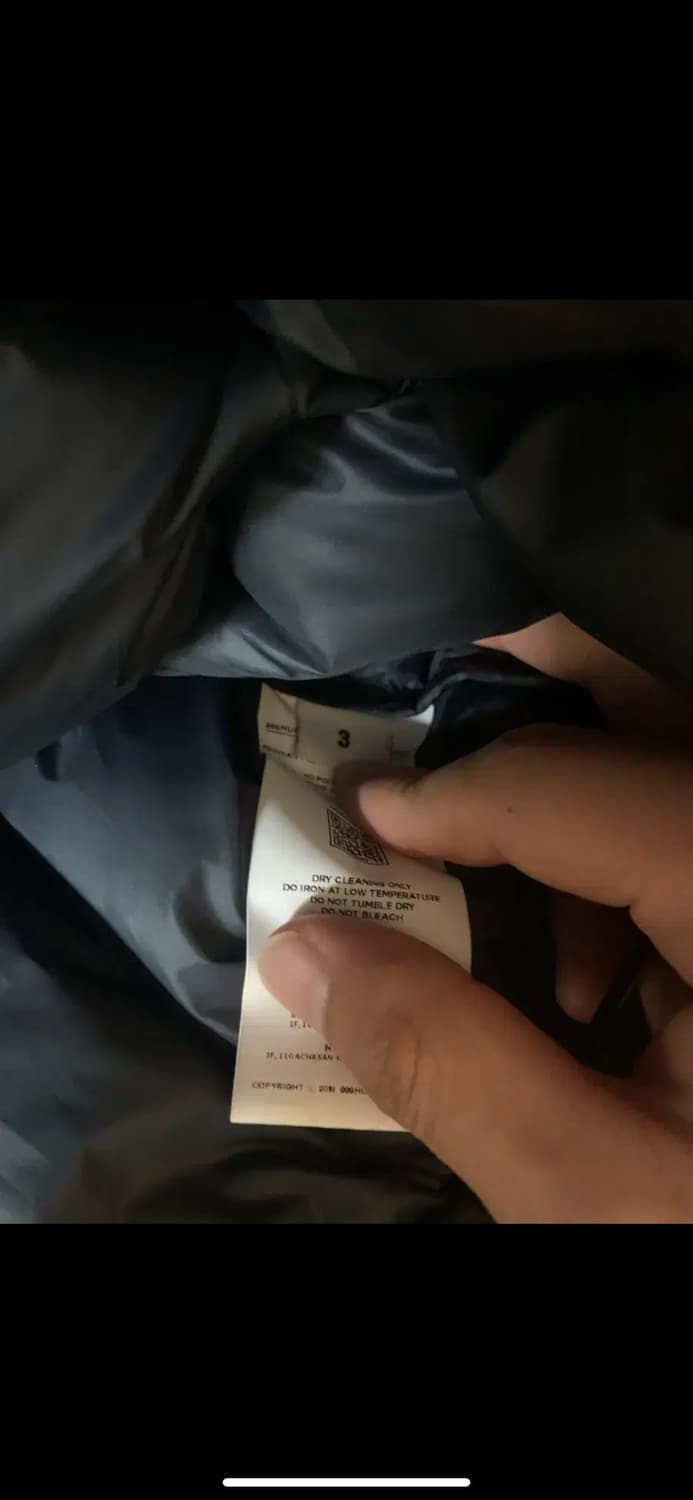 999휴머니티 구스다운 패딩 베스트 네이비 2사이즈 상품이미지5