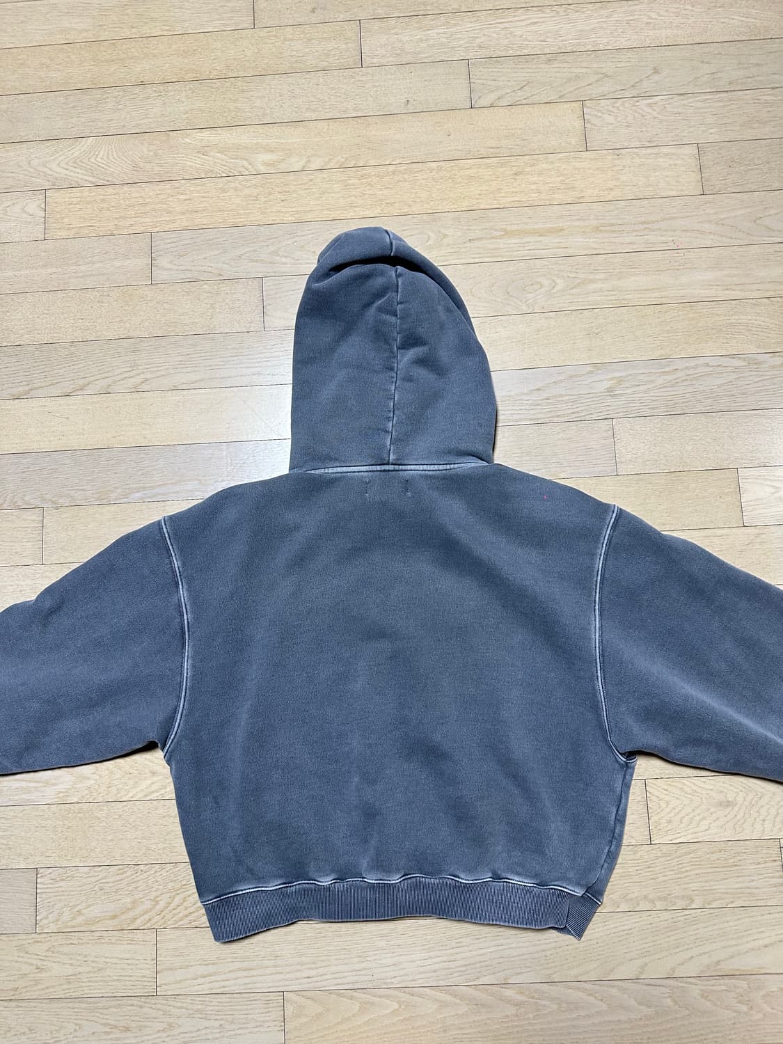 그래피커스 피그먼트 크롭 후드티  상품이미지4