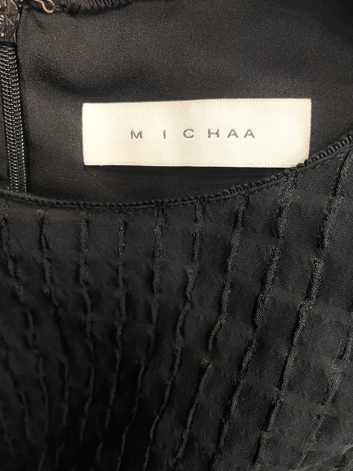 미샤 21년산 쭈글이 원단 꼬임 원피스 55 상품이미지9