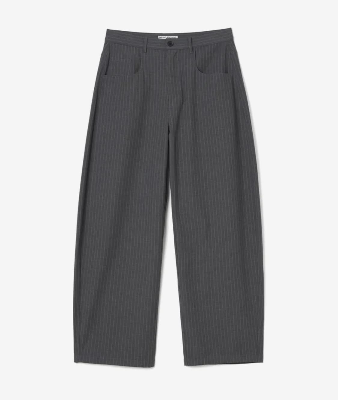 밀로아카이브 리플렉트 스트라이프 팬츠 차콜 xl 상품이미지1