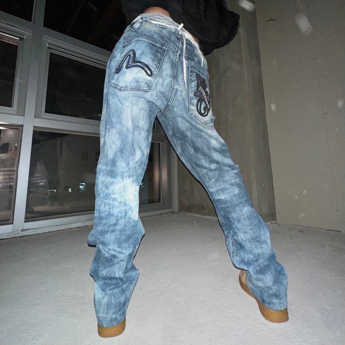 Evisu cloud washing denim pants 상품이미지1