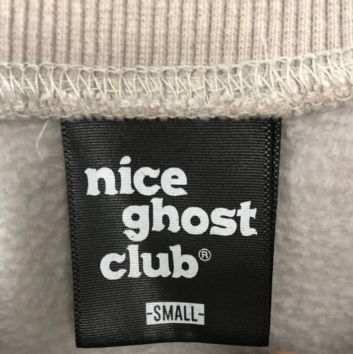 나이스고스트클럽 기모 맨투맨 S 상품이미지3