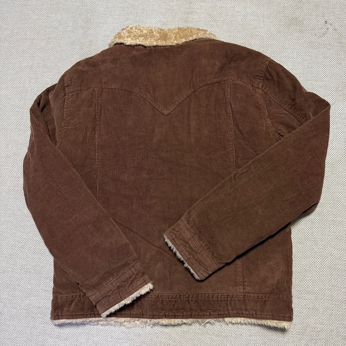 MEDECO(메데코) 코듀로이 털자켓 브라운 상품이미지4