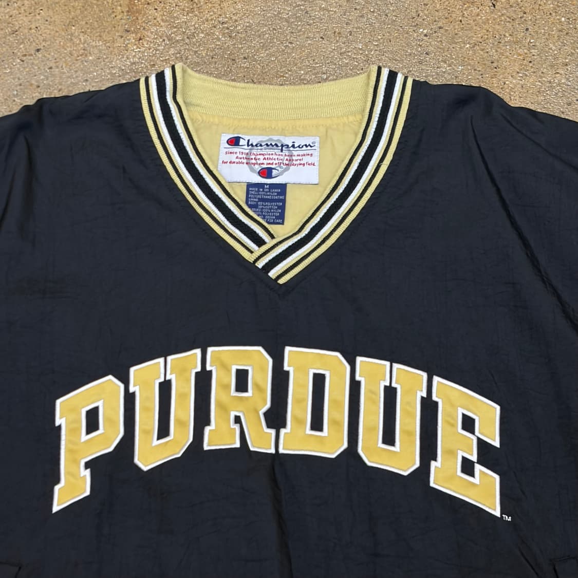레어 90s 미국 빈티지 챔피언 퍼듀 풀오버 바람막이 상품이미지4