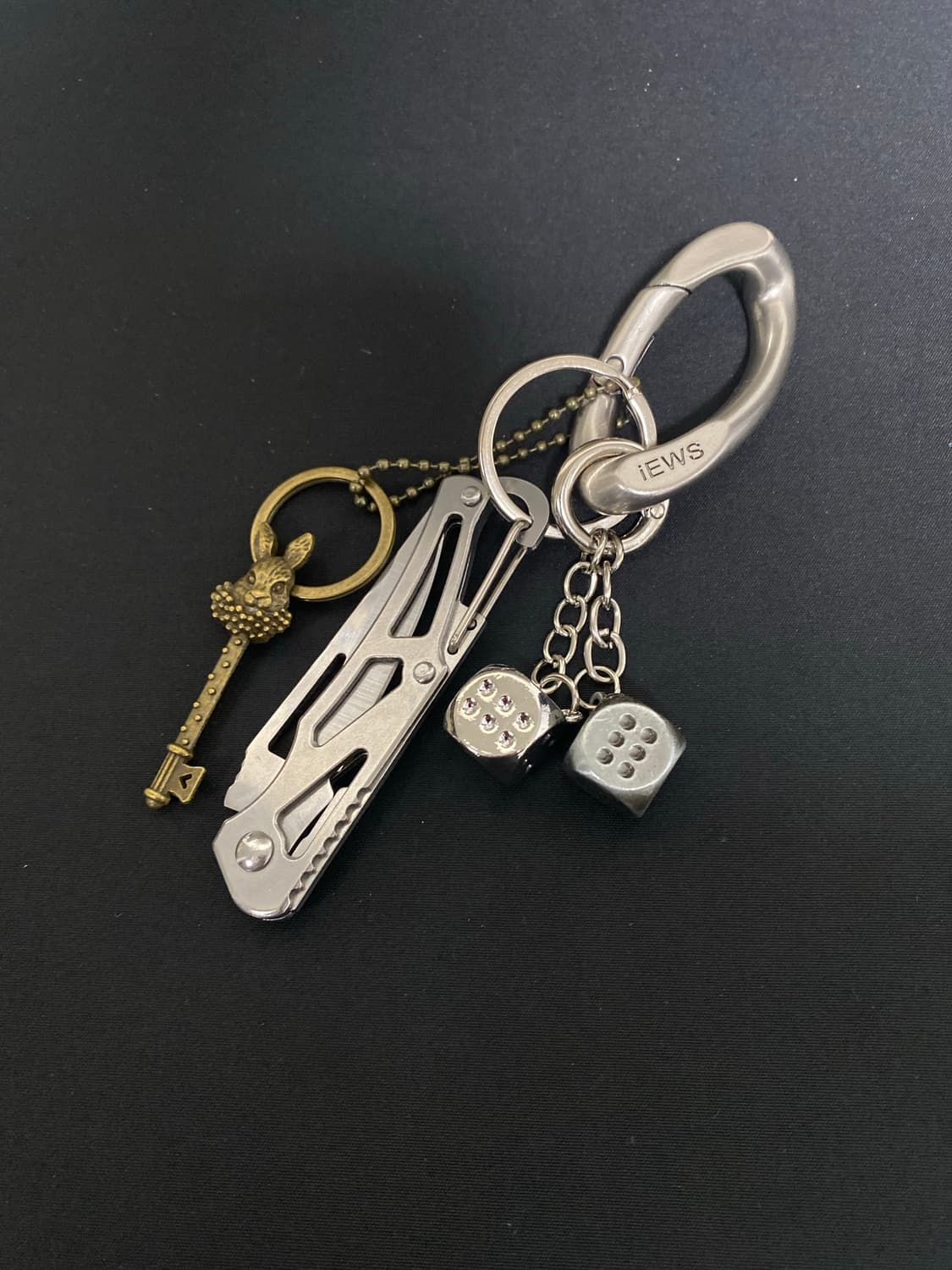 빈티지 메탈 다이스 키체인 상품이미지1
