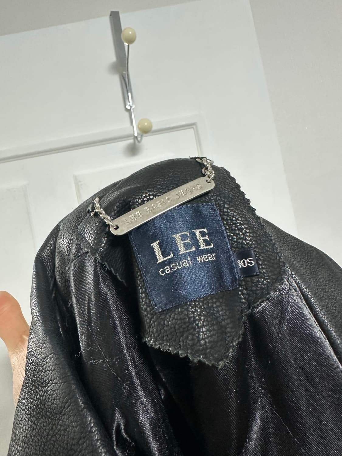 리 카우레더 싱글자켓 상품이미지3