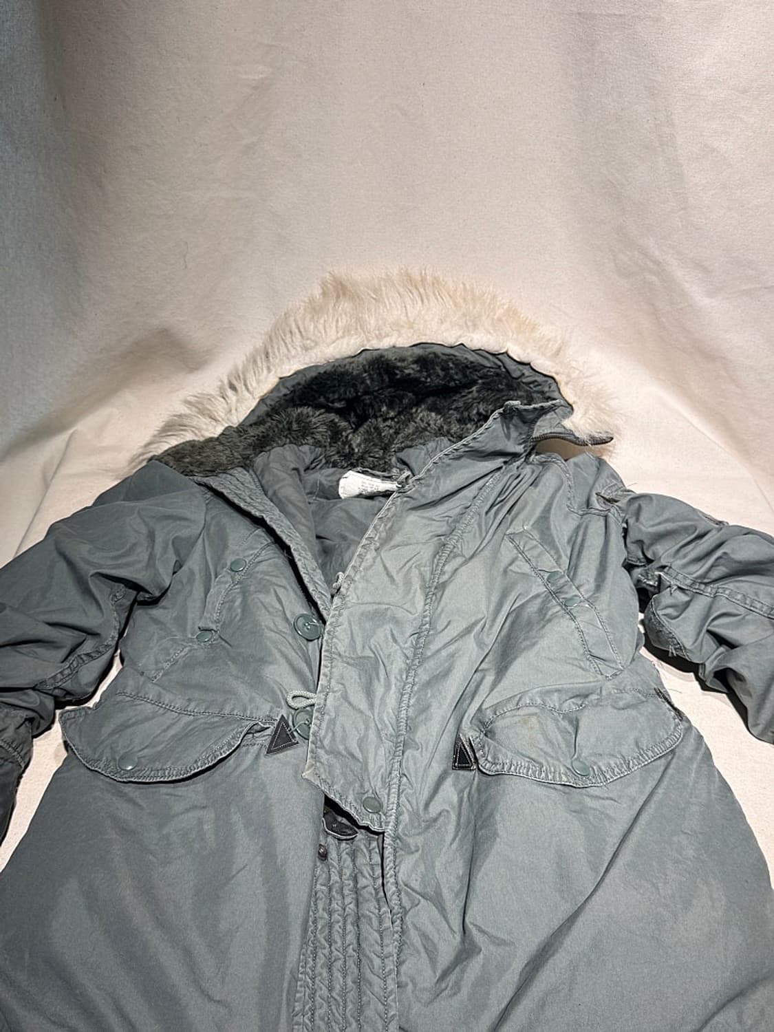 미군 오리지날 N3B 파카 그린비어 상품이미지3