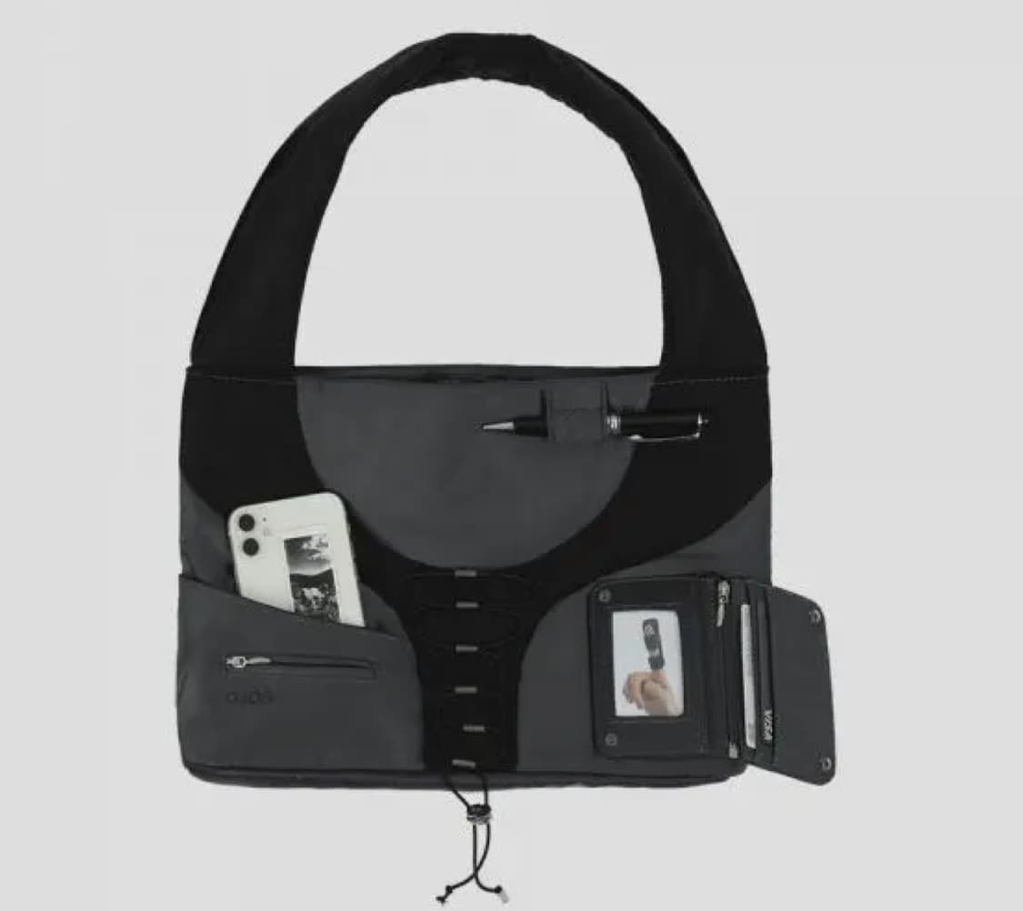 오호스 Wallet Shopper Middle Bag / Black 상품이미지1