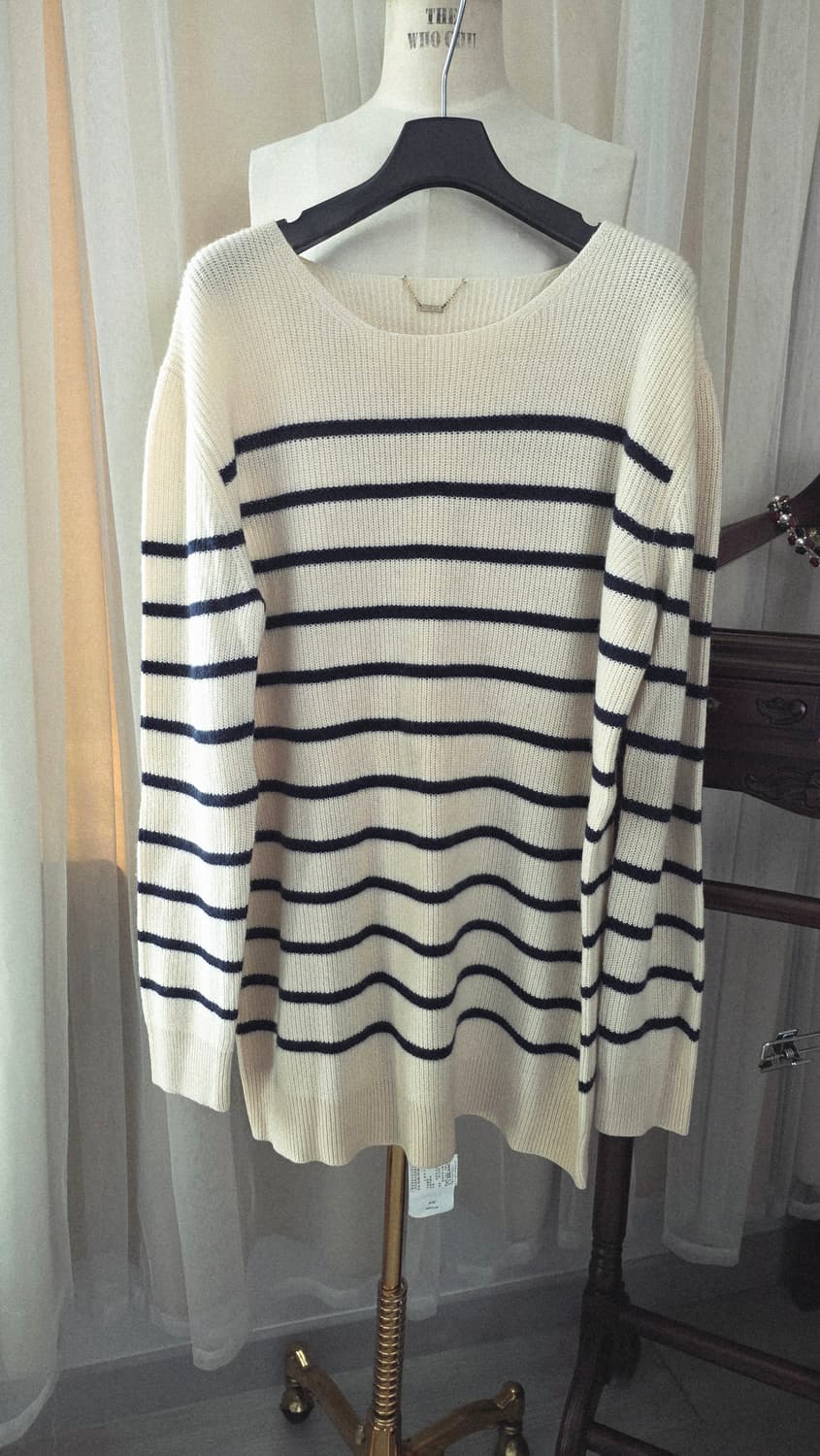 THE ROW 스트라이프 캐시미어 니트 M 더로우 상품이미지2