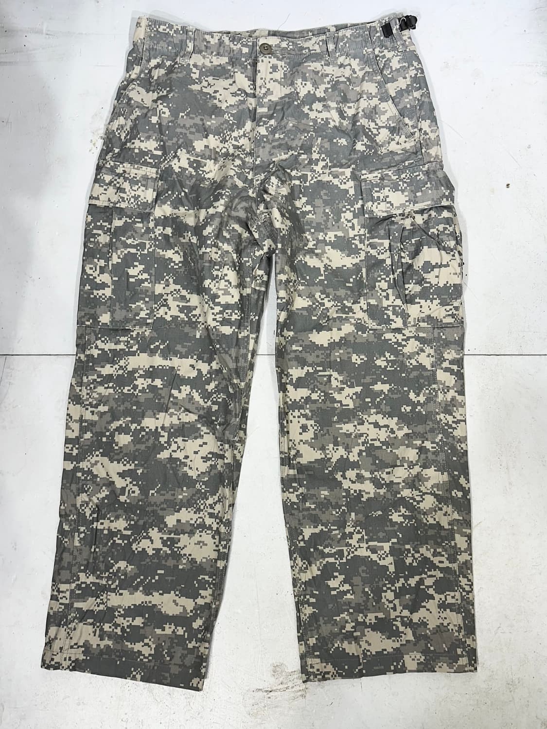 빈티지 미군 군복 밀리터리 와이드 카모 카고 팬츠 바지  상품이미지4