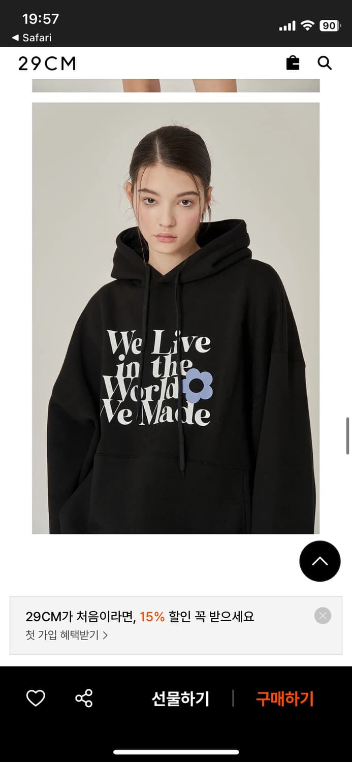 로제프란츠 기모 후드 티셔츠 상품이미지7