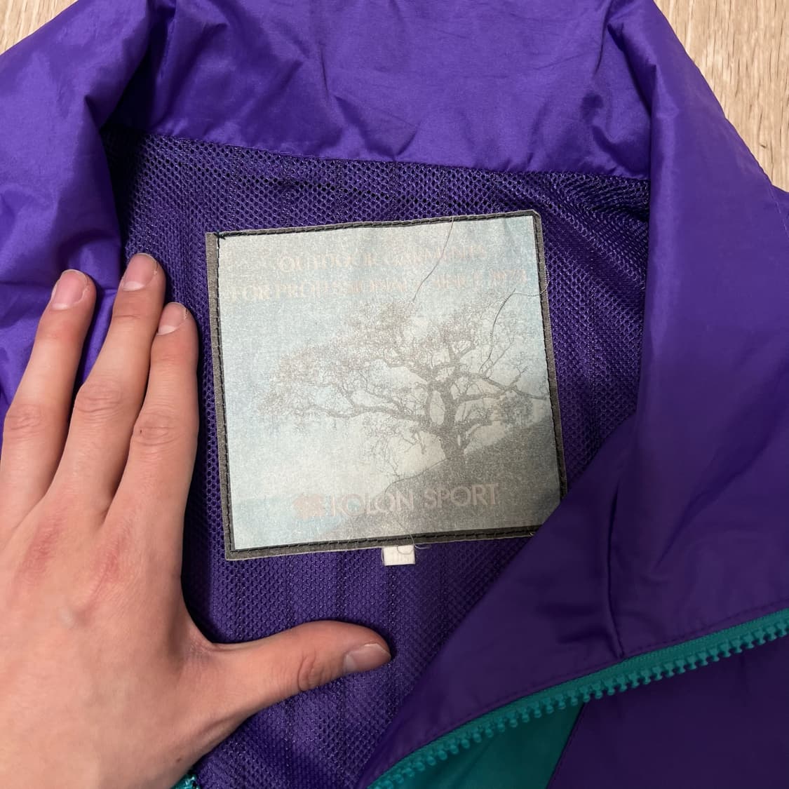 코오롱 스포츠 올드스쿨 아노락 바람막이 XL/105  상품이미지4