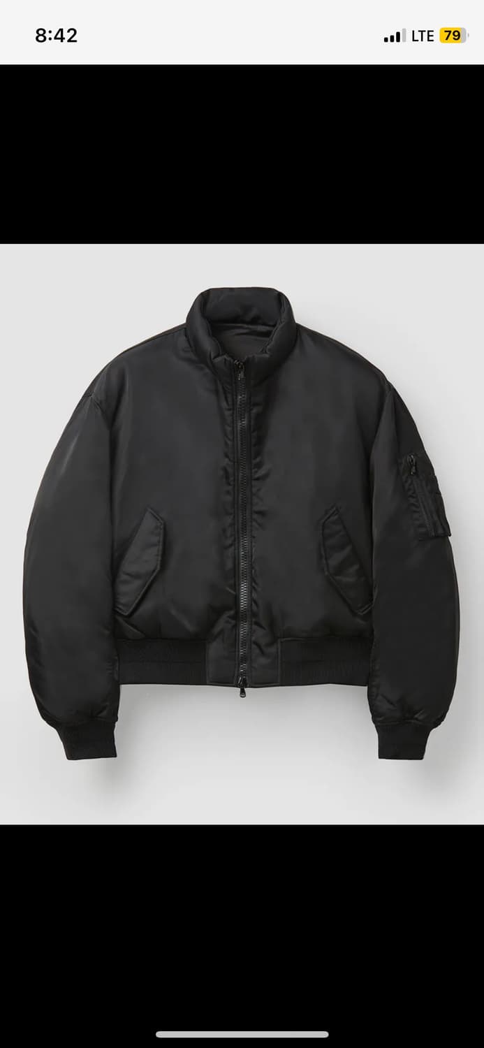 쿠어 스탠드 칼라 넥 다운 푸퍼s 상품이미지1