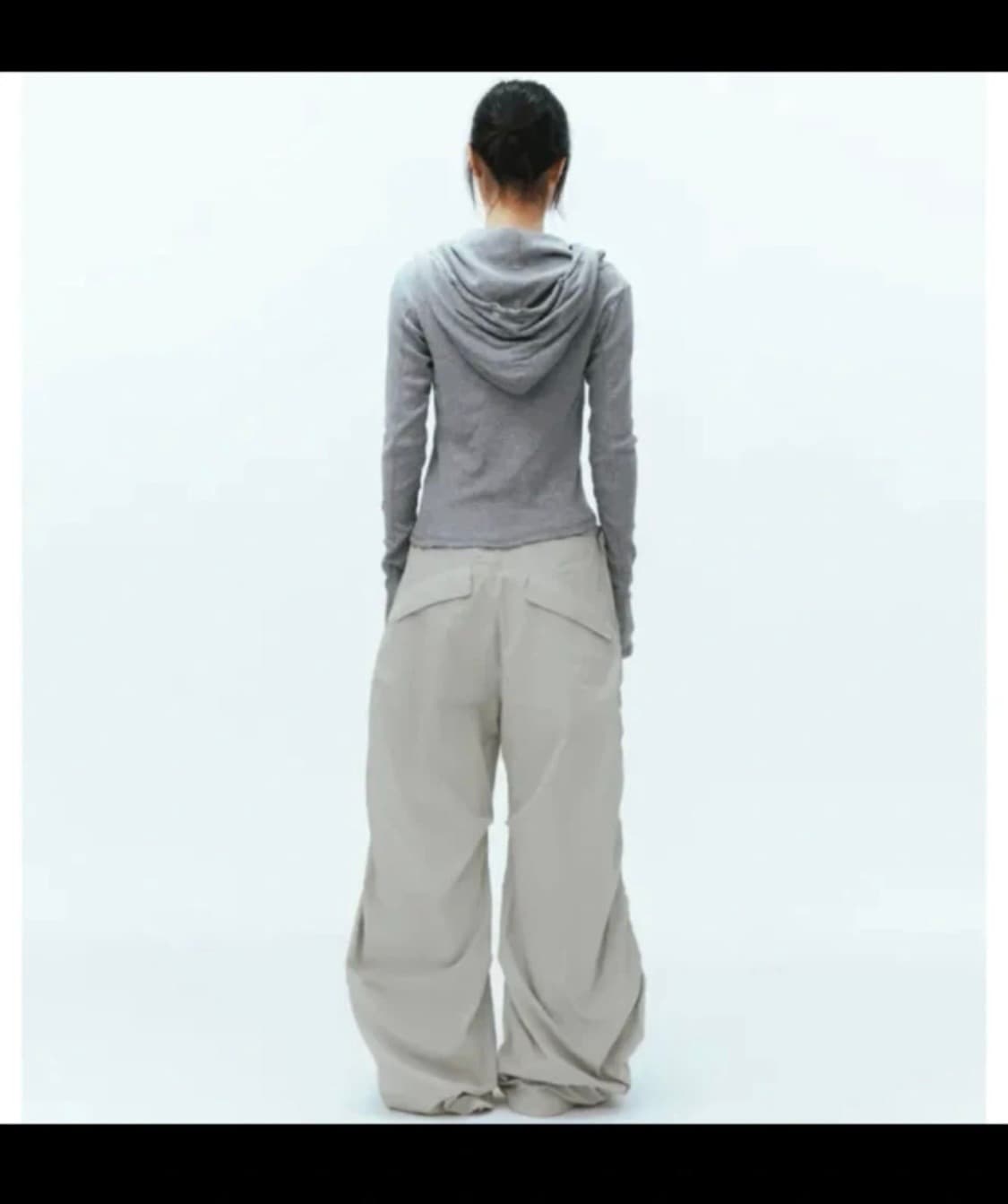 코이세이오 퍼커링 팬츠 아이보리 상품이미지2