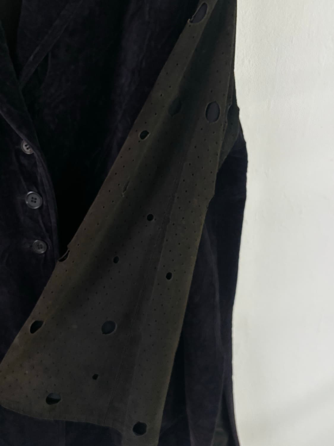 ANNAPIANURA 아티잔 스웨이드 코트 상품이미지6