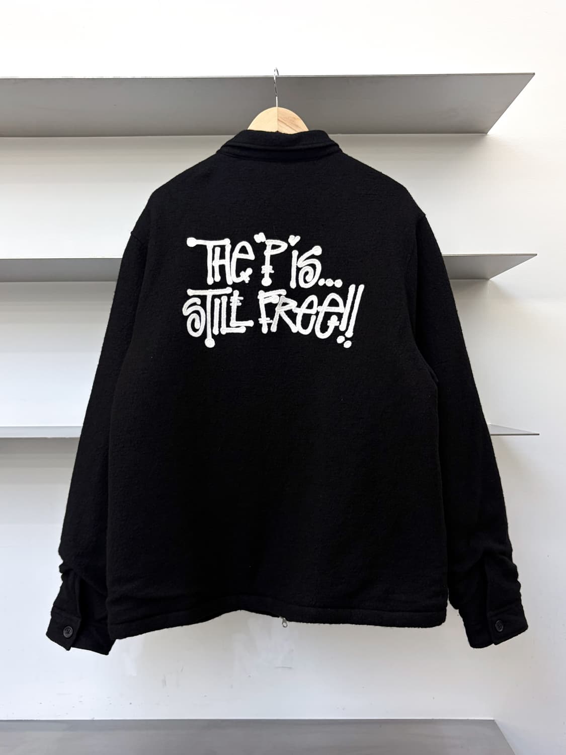 스투시X파타 19FW 보일드 울 오버 셔츠 상품이미지1