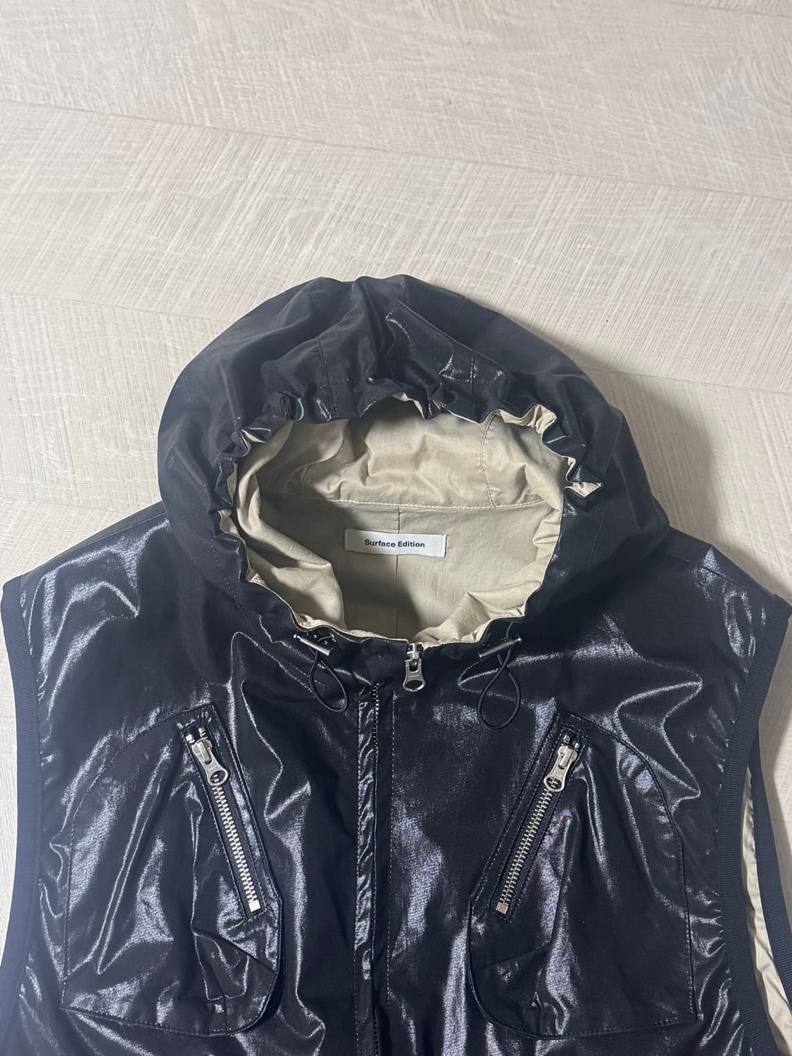 서피스에디션 멀티 포켓 베스트 블랙 M 상품이미지2