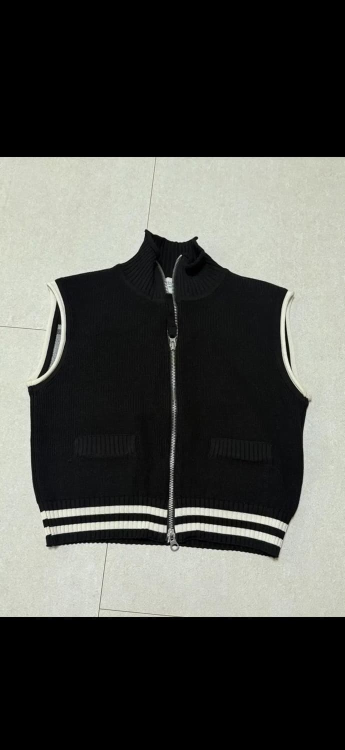 마뗑킴 니트 베스트 블랙 상품이미지2