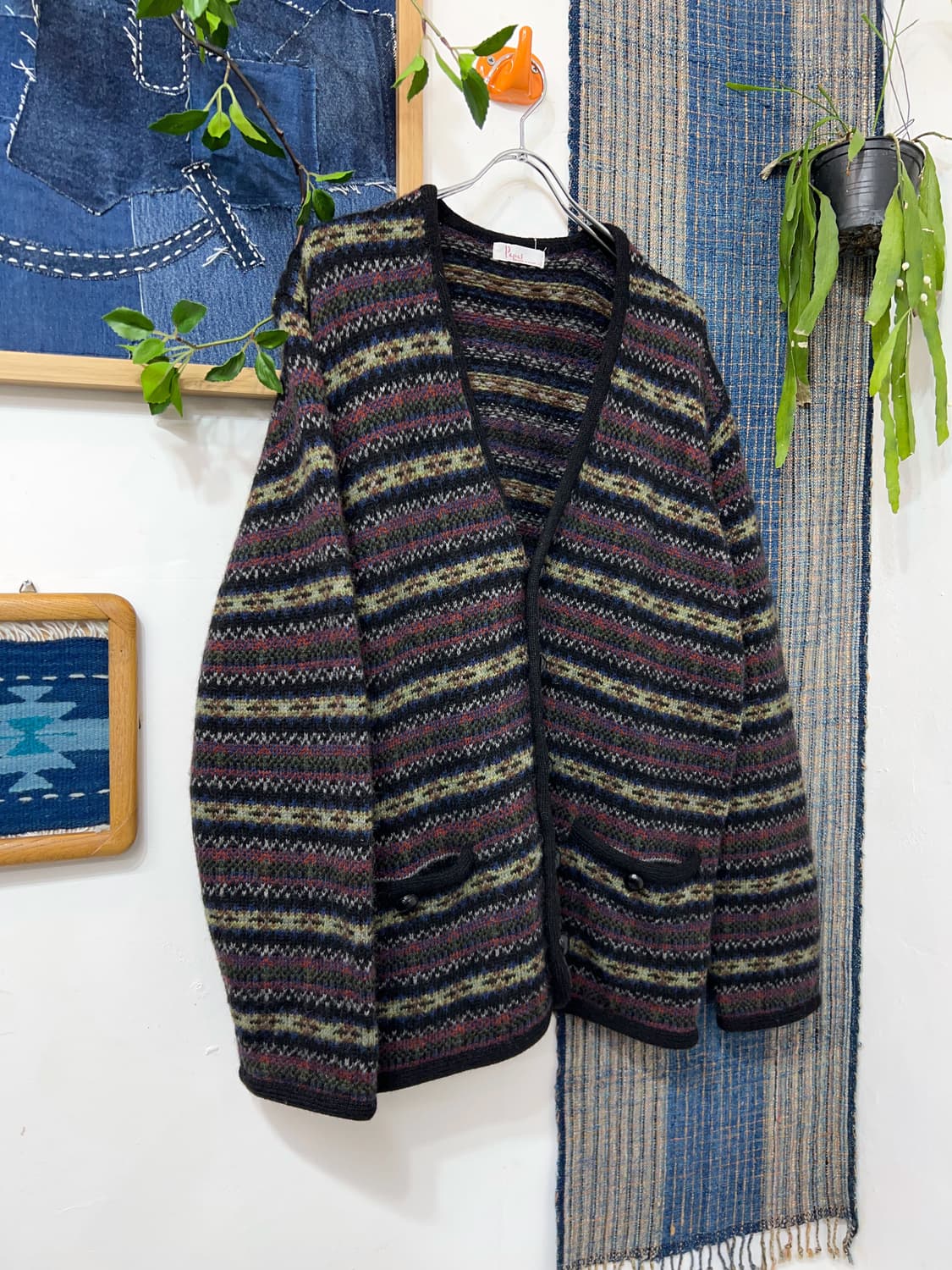 PAPAS  Fair Isle Wool cardigan  상품이미지9