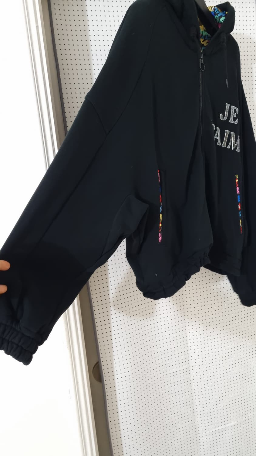 한섬 더스토어 스팽글 믹스컬러 집업 상품이미지3