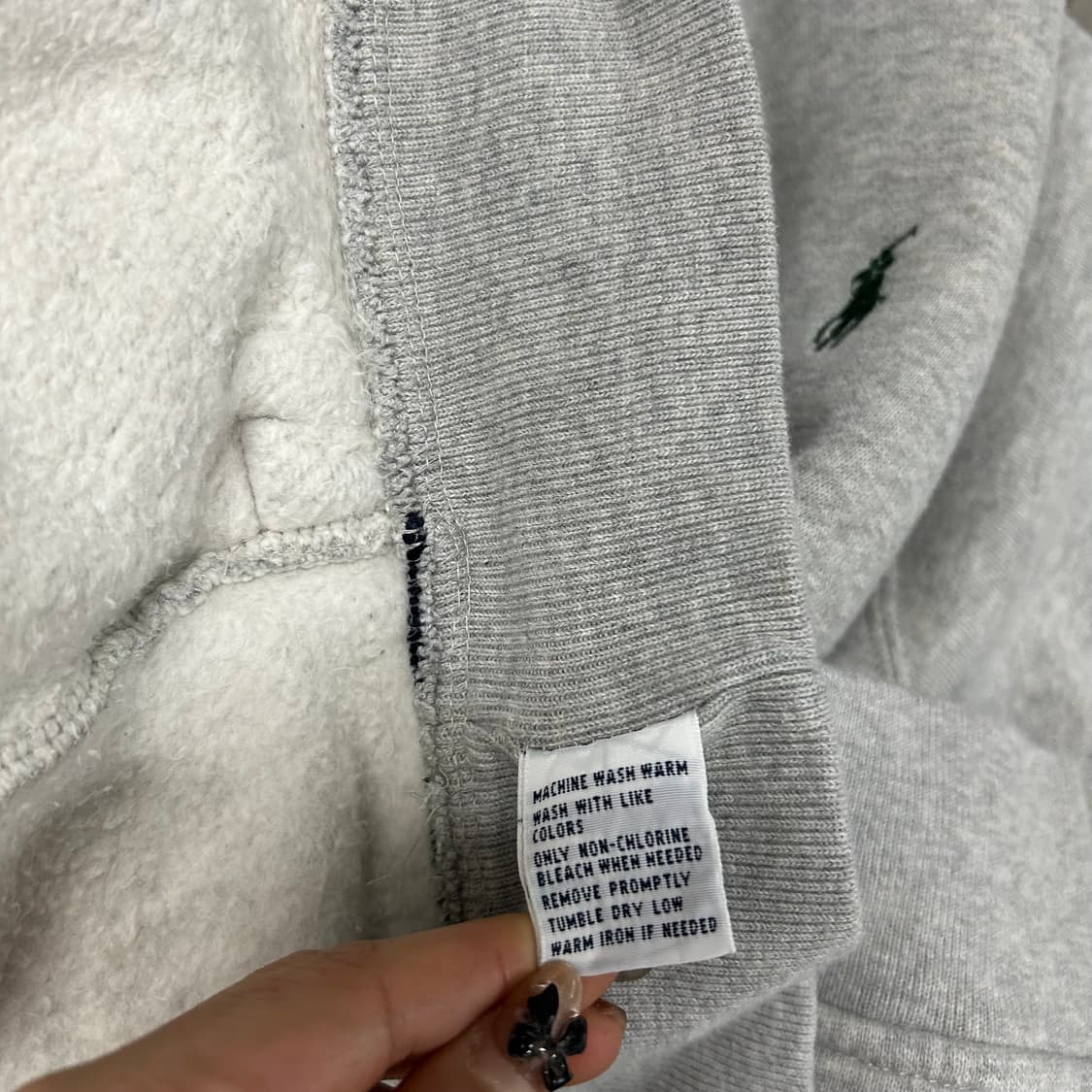 폴로 반집업 맨투맨[1351] 상품이미지7