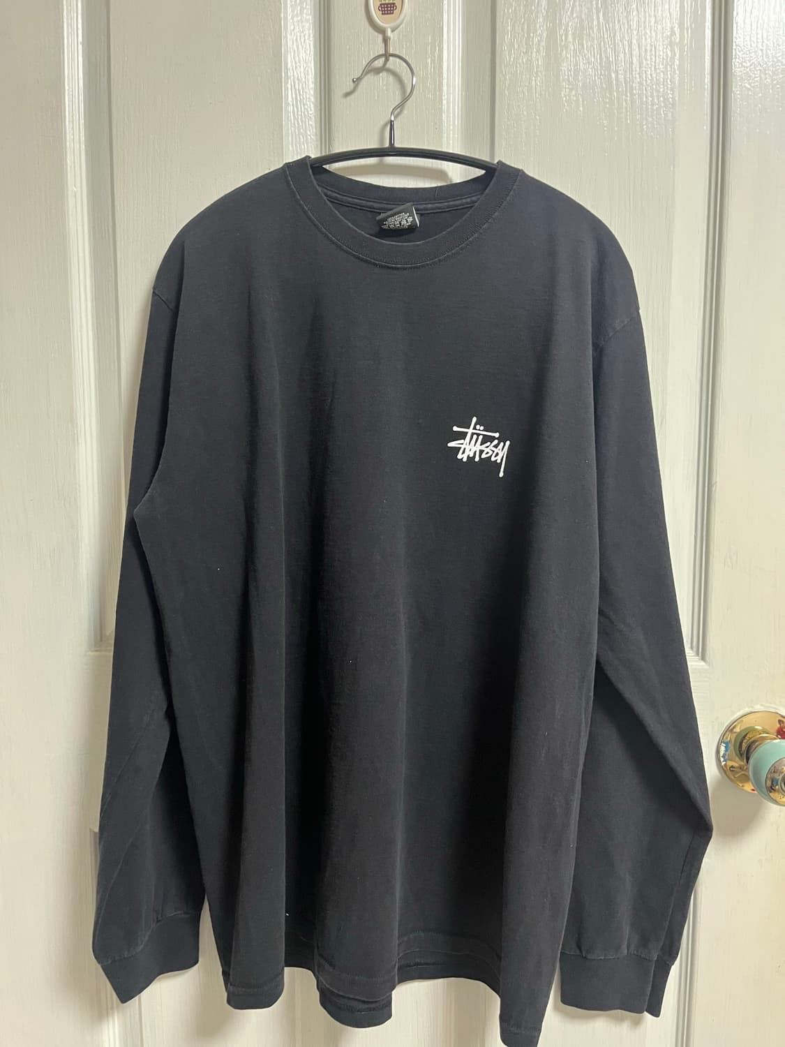 스투시 롱슬리브 블랙 L / 정품 / 사용감O / 상태양호 상품이미지1