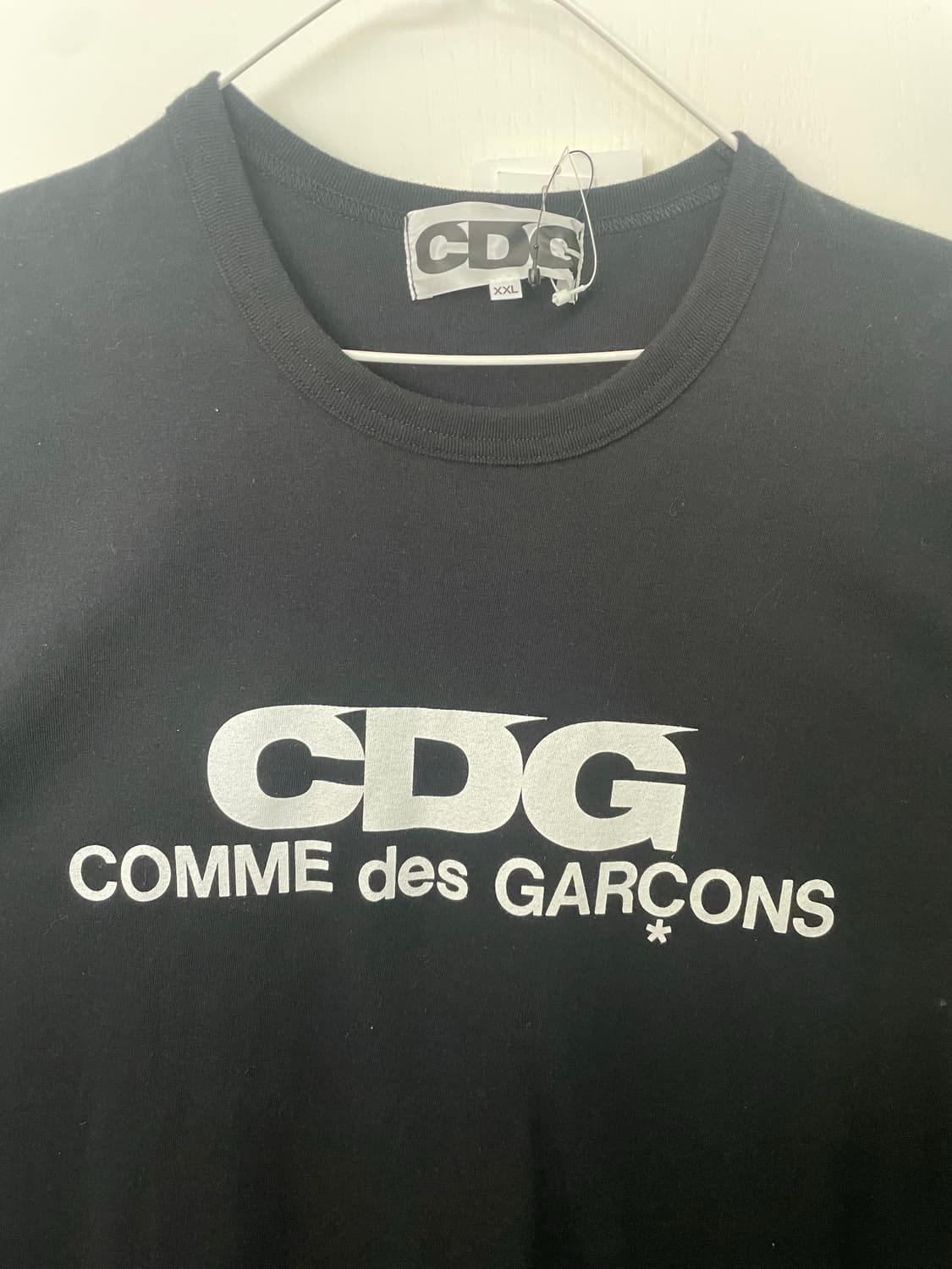 CDG 꼼데가르송 블랙 반팔 XXL 상품이미지2