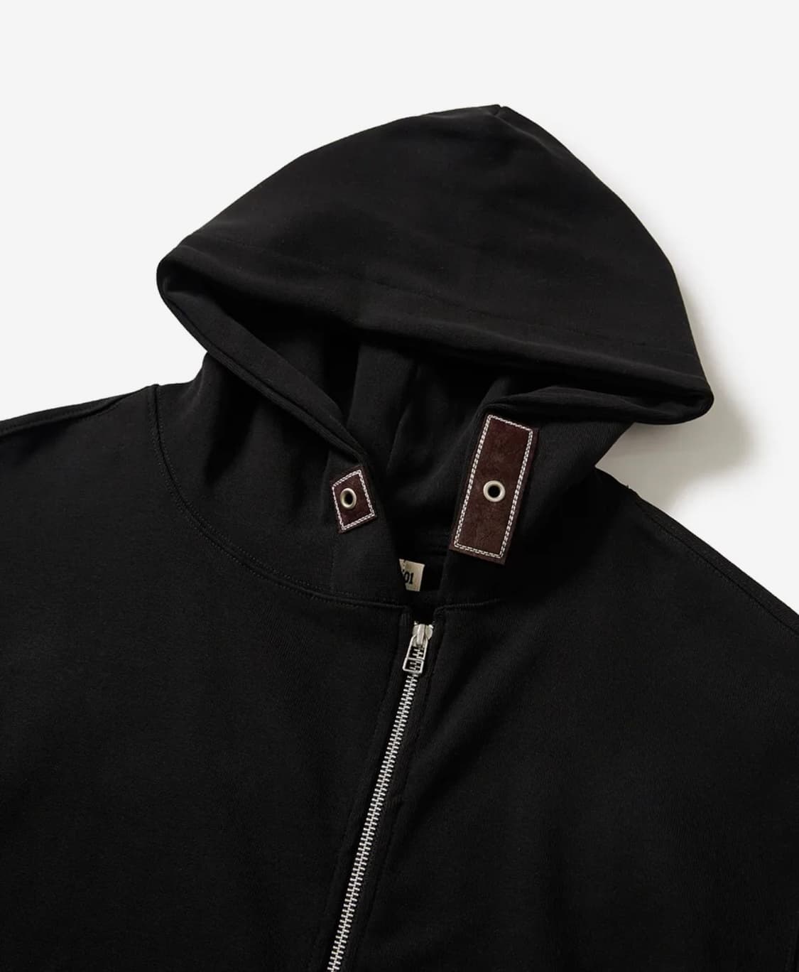 카락터 후드집업 Writer hooded zip-up / Black 상품이미지3