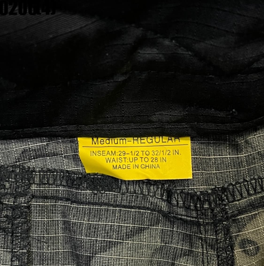 [M] 블랙 멀티카모 밀리터리 카고 바지 0206(4) 상품이미지3