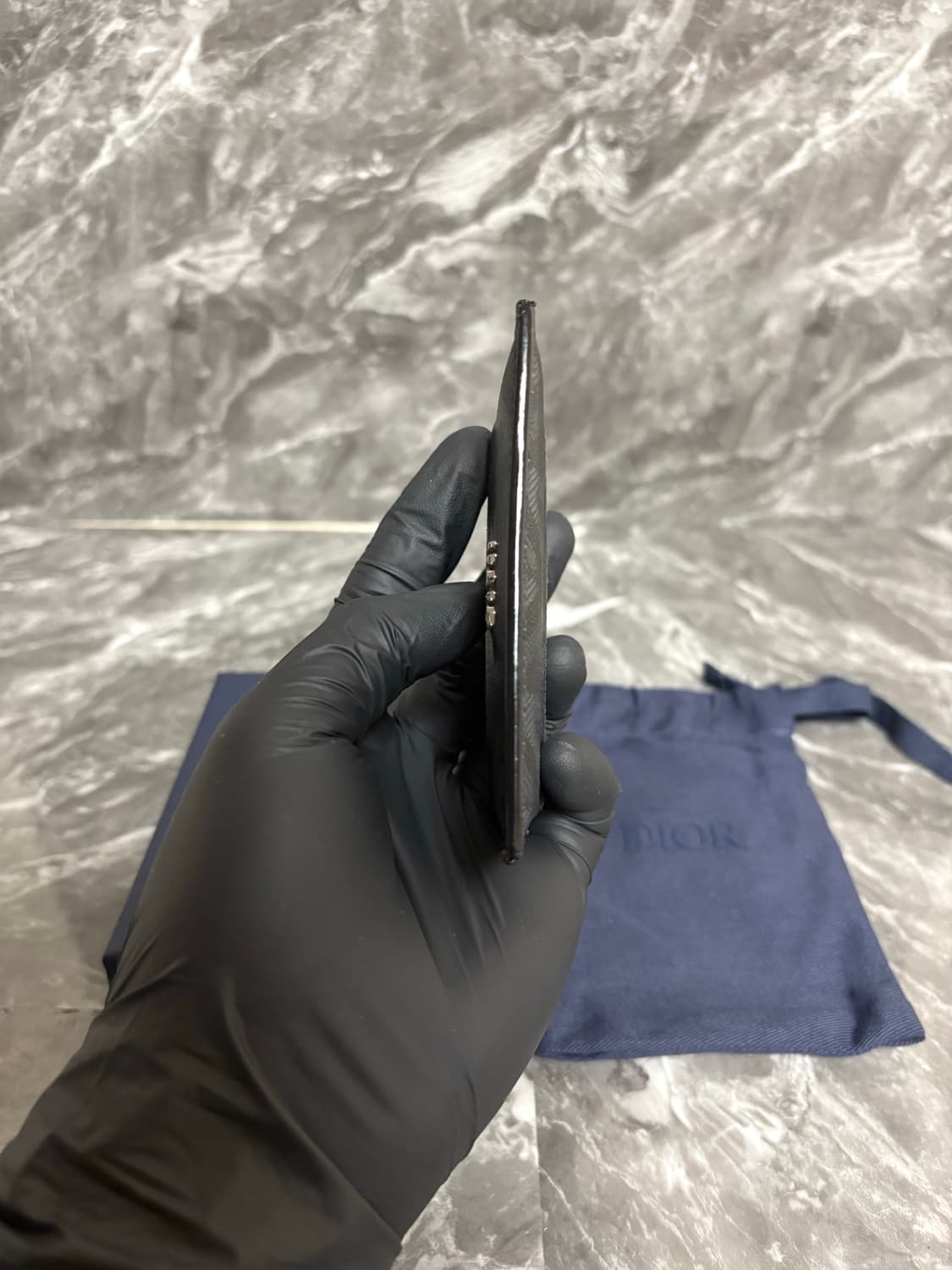 디올 CD 다이아몬드 캔버스 카드지갑 상품이미지6