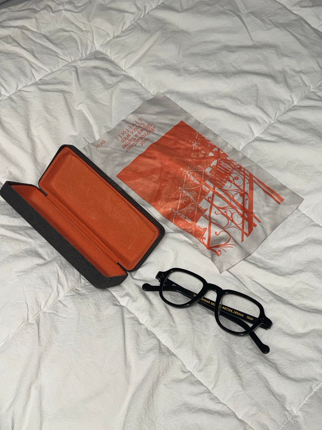 오르오르 블랙 지디 안경 급처 상품이미지1