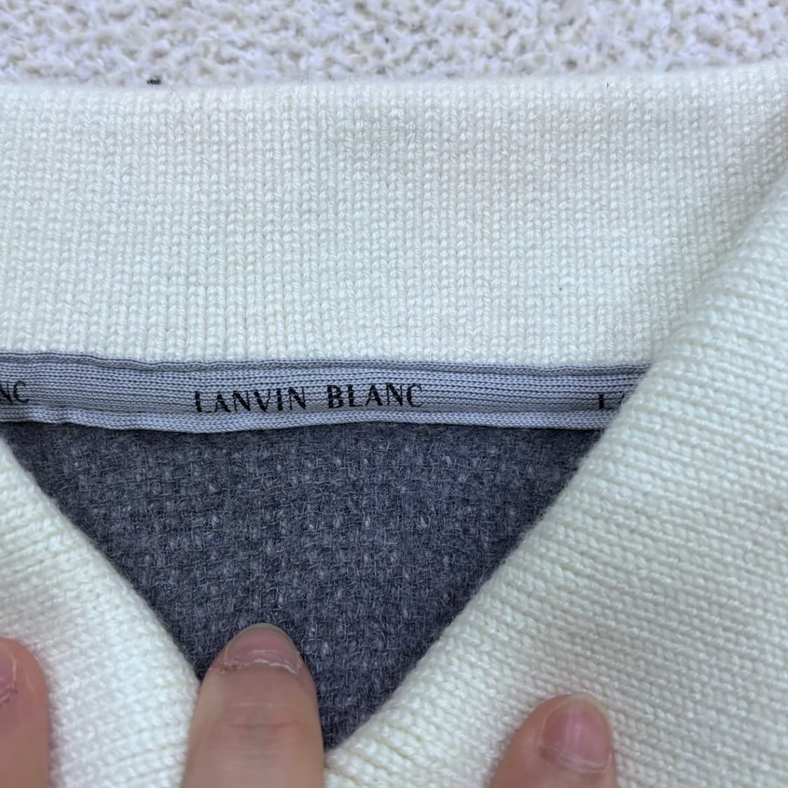 실측확인 랑방블랑 맨투맨 티셔츠 0424E 상품이미지3