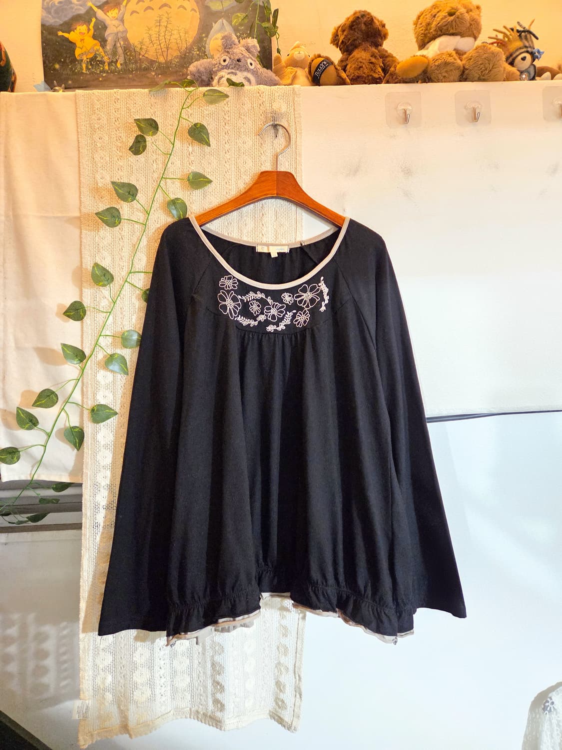 자수 디테일 슬리브 상품이미지1