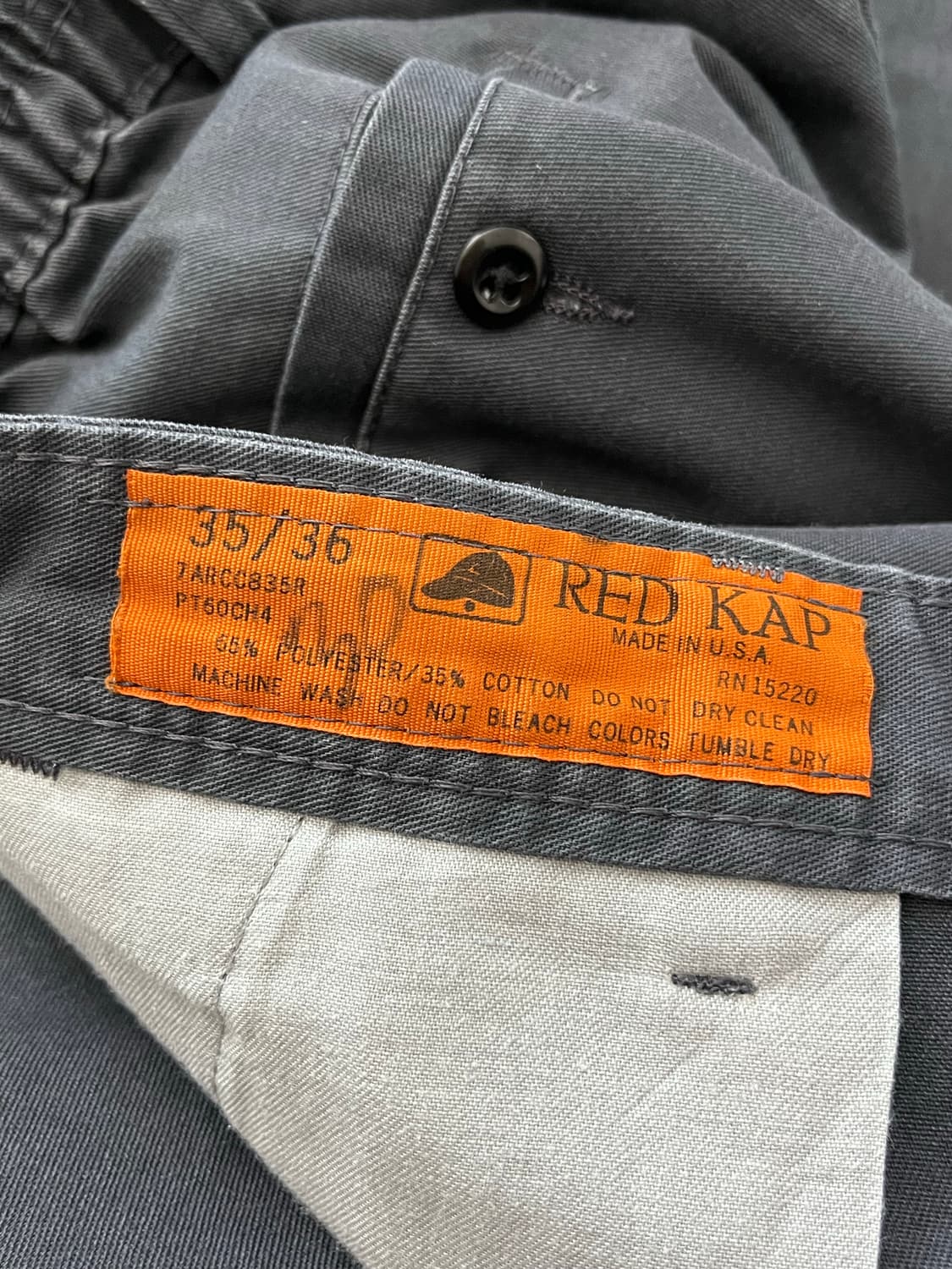 90s USA 빈티지 레드캡 치노 워크 팬츠 상품이미지5