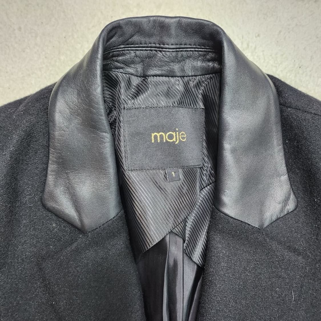 MAJE 모직 롱 코트 Women 1 상품이미지2