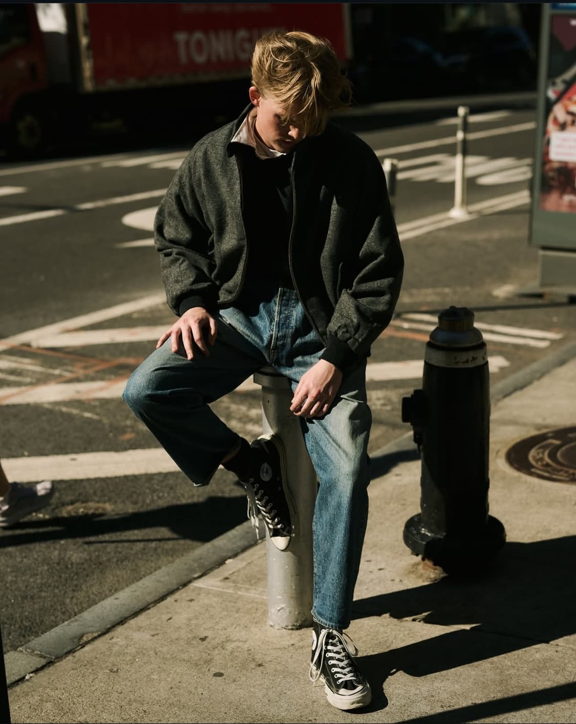 24AW A.Presse tweed harrington jacket 3 상품이미지2