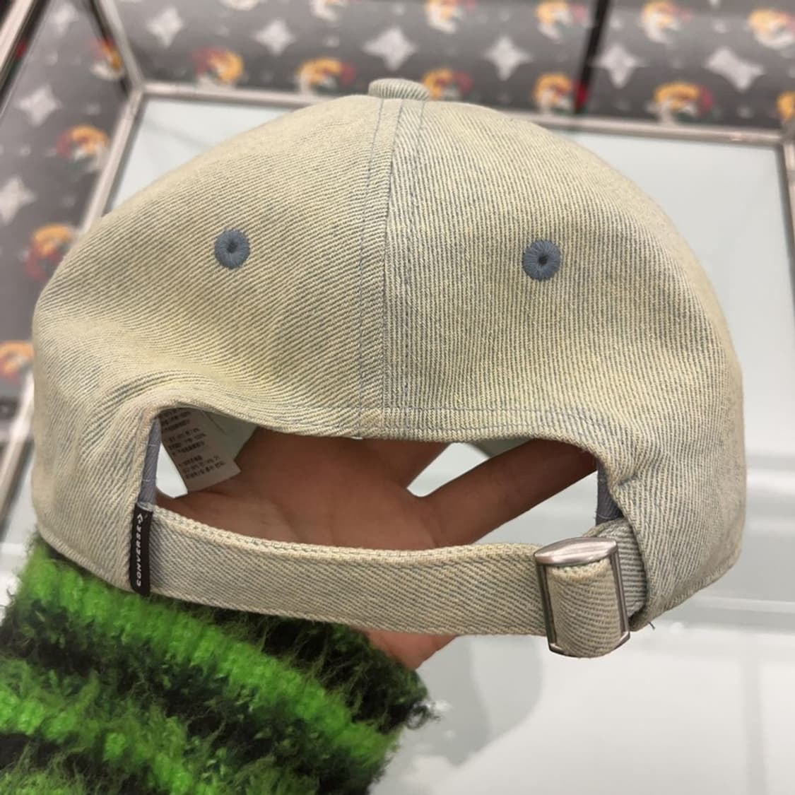 컨버스 척테일러 데님 워싱 빈티지 볼캡 C08556 상품이미지5