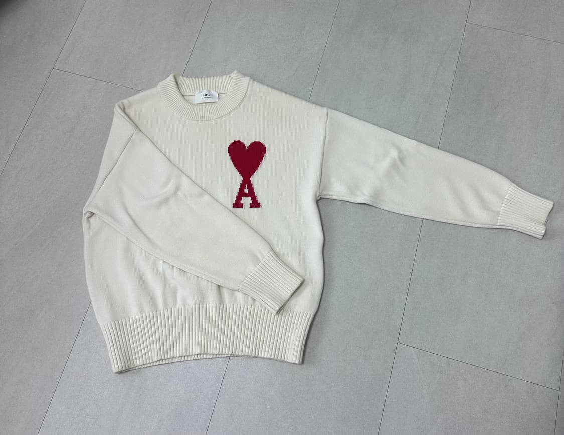 아미 니트 빅로고 M 상품이미지1