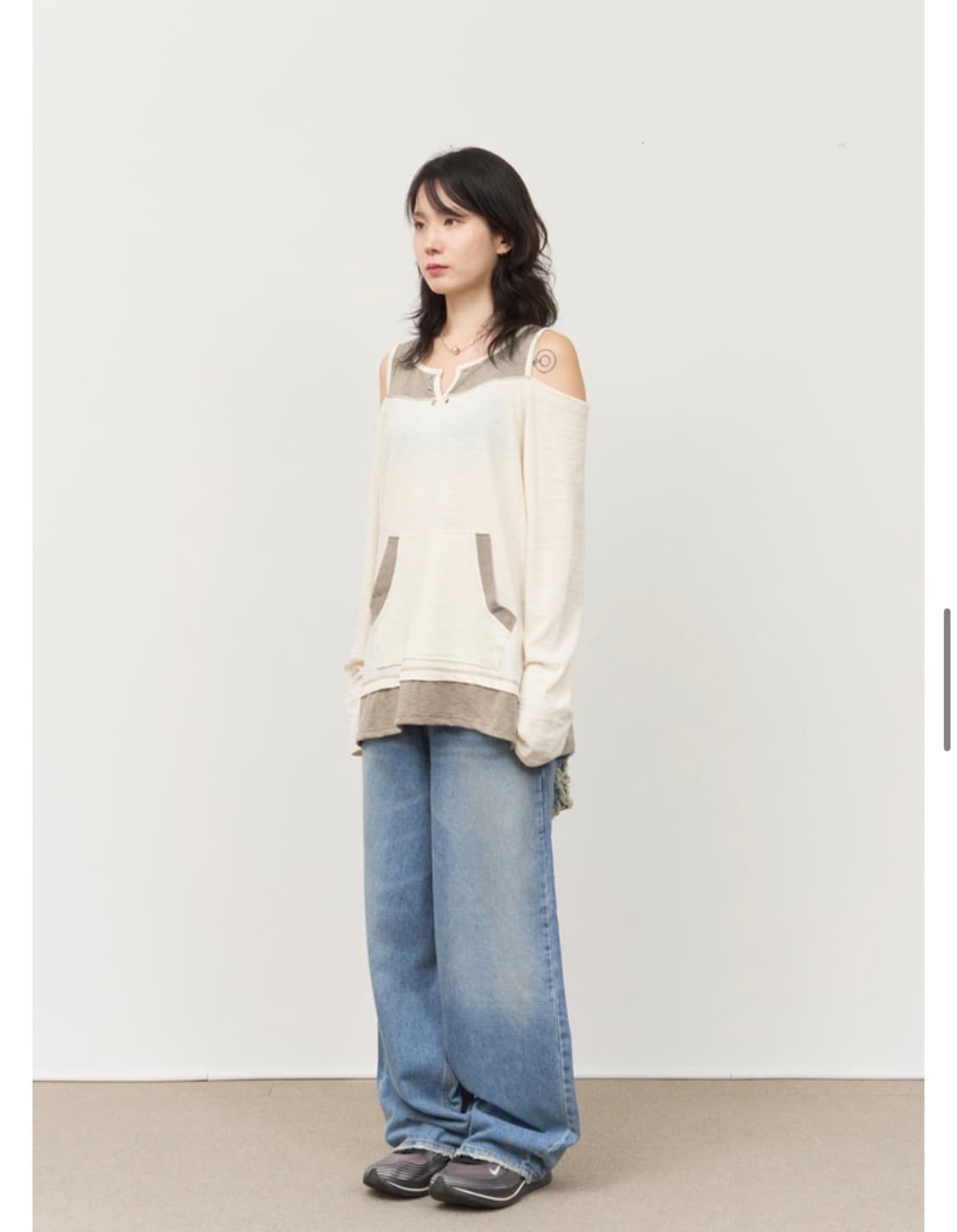 하이파이펑크 오프숄더 롱슬리브 상품이미지1